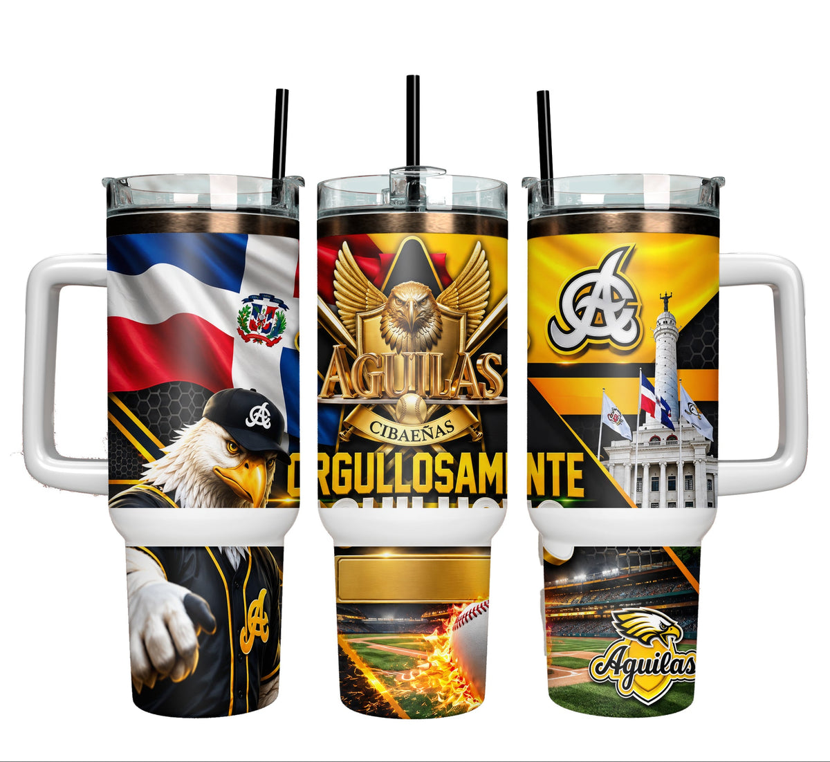Tumbler 20 y 40 oz Aguilas Cibaeñas