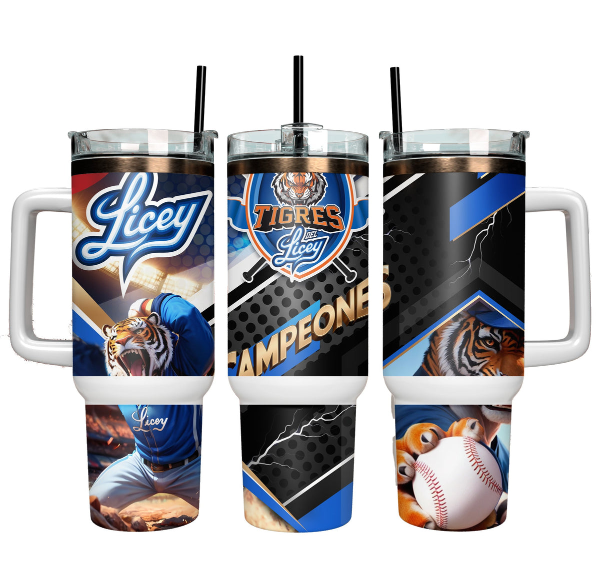 Tumbler 20 y 40 oz Tigres Del Licey