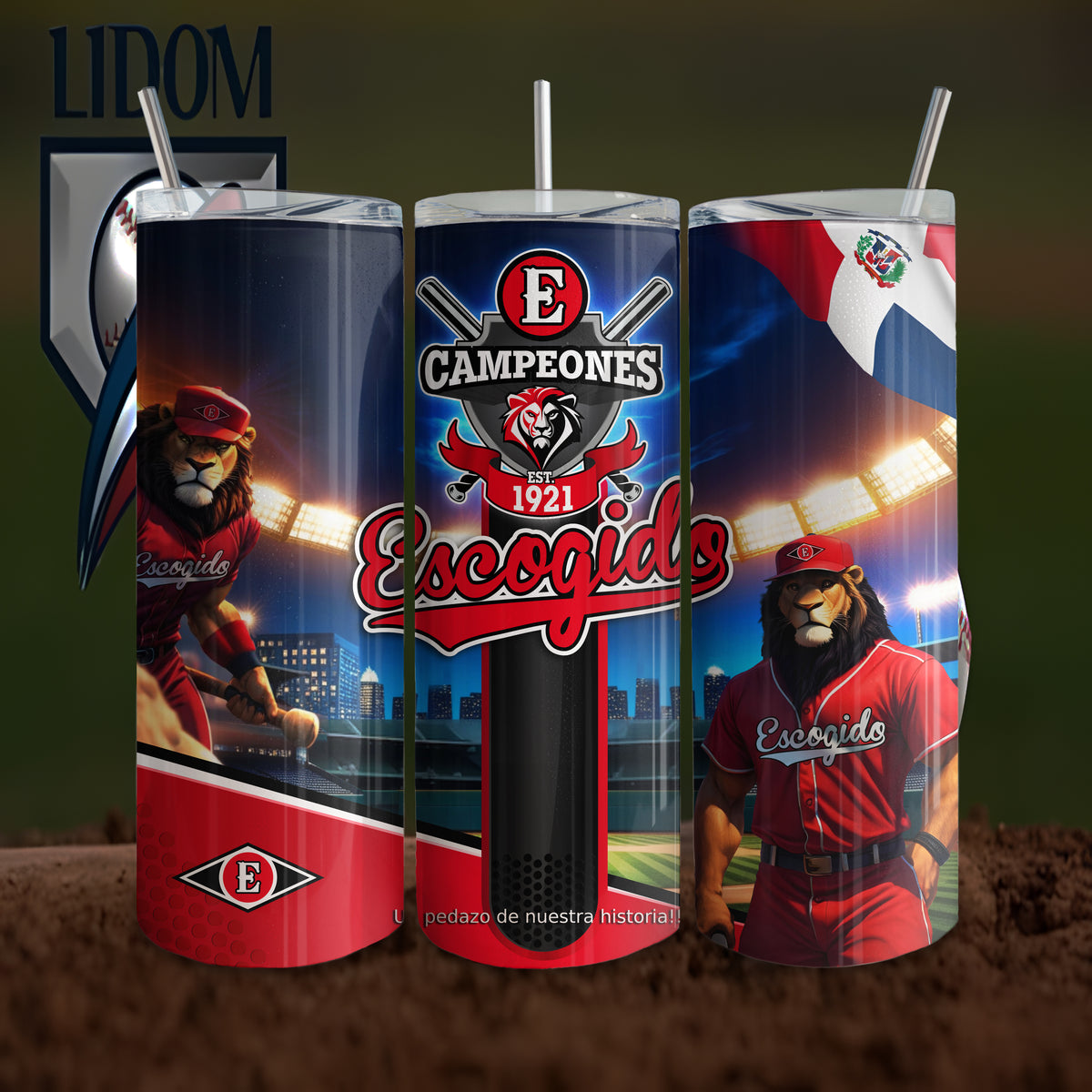 Tumbler 20 y 40 oz Leones Del Escogido