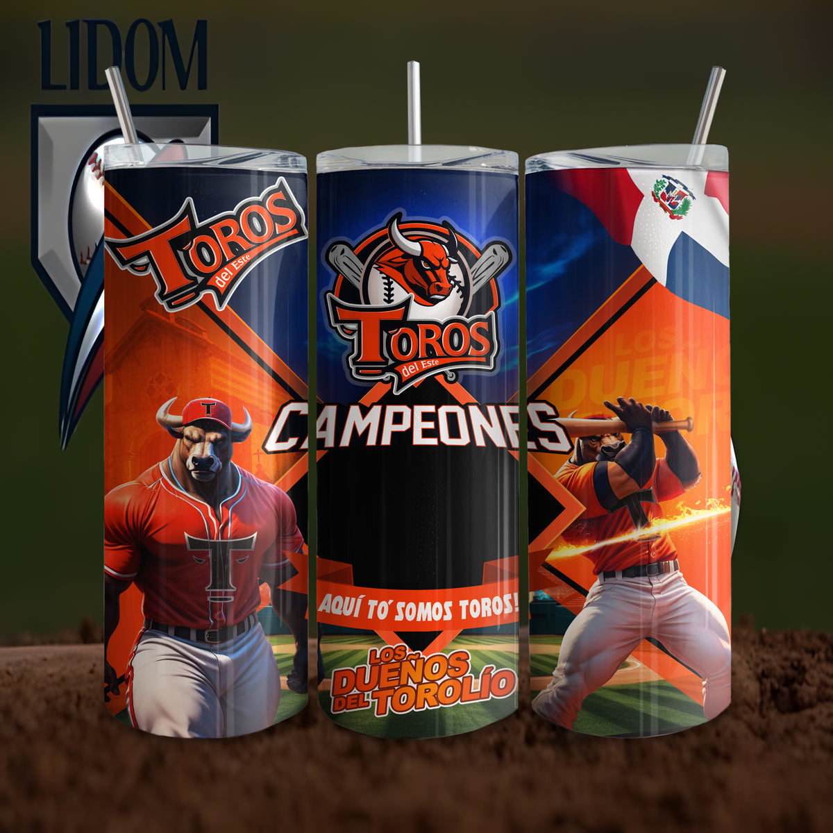 Tumbler 20 y 40 oz Toros Del Este