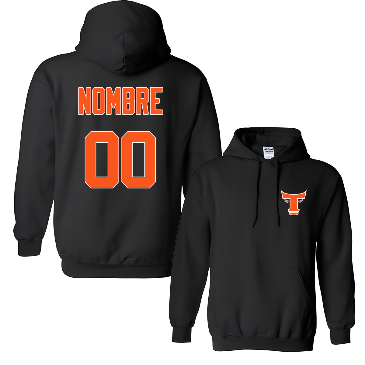 Hoodie Toros del este Personalizada