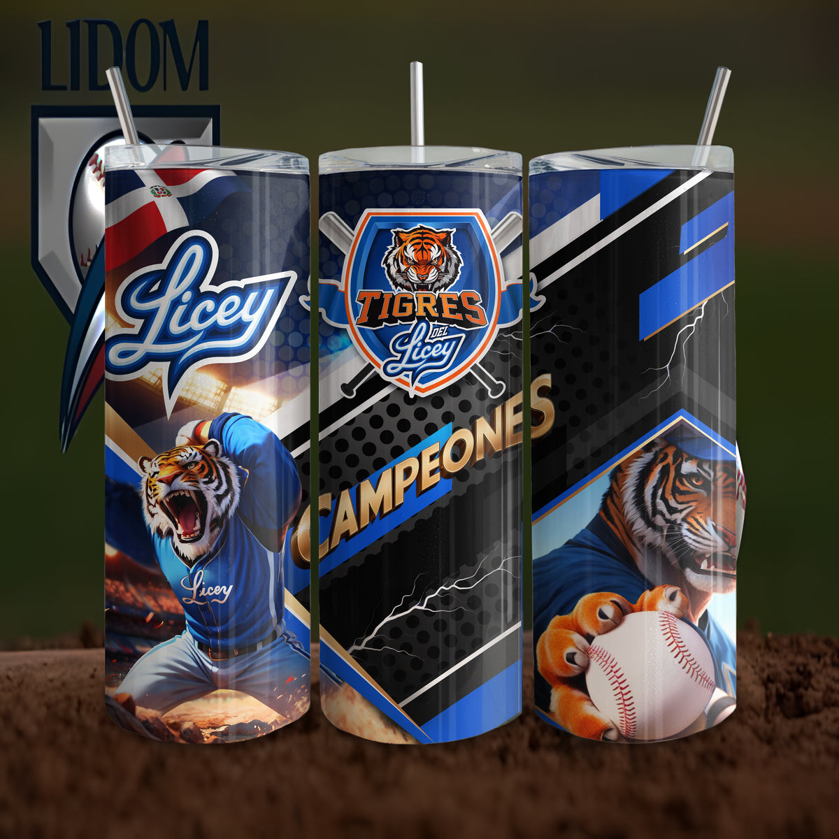 Tumbler 20 y 40 oz Tigres Del Licey